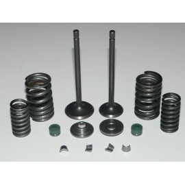 Soupapes Ad + Ech Honda 125 XR XLS XLR + ressorts + coupelles + clips +joints